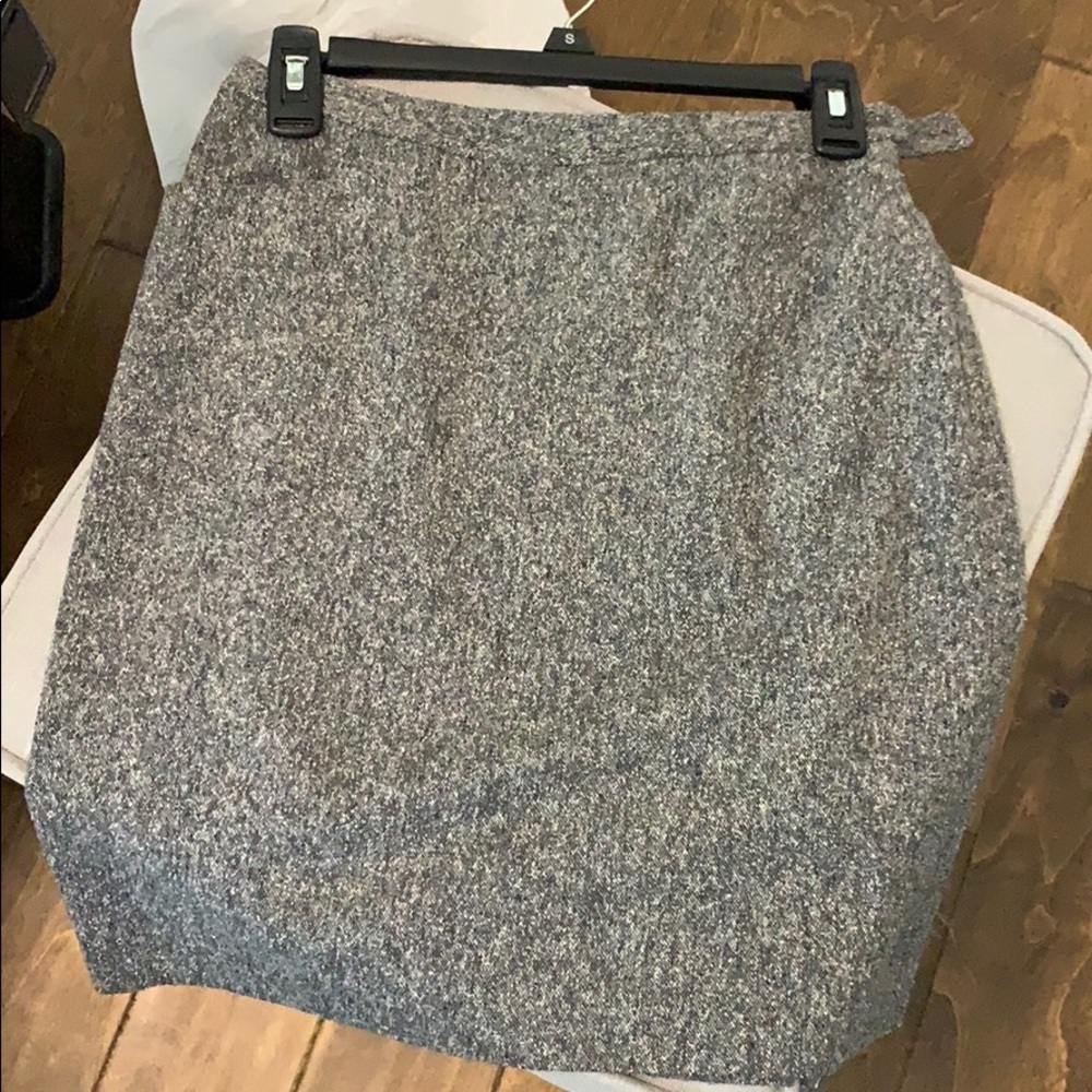 Heather gray pencil skirt